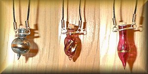 Egyptian Bottle Pendants